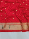 Paithani Dupatta Red - Golden Zari Weaving NB 11 A