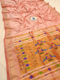 Double Pallu Paithani - 100 % Pure Silk Handloom Saree DPP1 A55