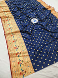Paithani Big Border Fabric - 1 Meter PF1 V