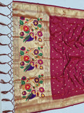 Paithani Dupatta - Golden Zari Weaving NB 11 F