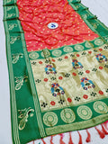 Maharani Semi Paithani Saree- NB 47  C