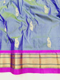 Fancy pallu Paithani Chop Border- 100 % Natural Silk & Handmade