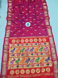 Tissue Padar Paithani - 100 % Pure Silk & Handmade saree