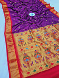 Pure Silk Kadiyal Paithani - Powerloom SLV5 F