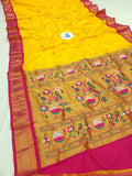 Pure Silk Kadiyal Paithani - Powerloom SLV5 I