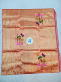 Paithani Blouse Piece - 100 % Natural Silk + zari & Handmade PPB1 J