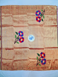 Paithani Blouse Piece - 100 % Natural Silk + zari & Handmade PPB1 D