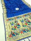 Nauvari Paithani Saree - 9 yards Soft NB34 E