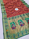Bandhani Allover Paithani Saree-  KC2 A