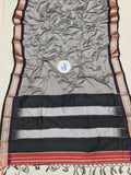 Paithani Zari Border Cotton Khan Sraee- Tope Pallu