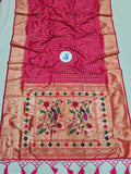 Chex Muniya Semi Paithani MB6 A PINK