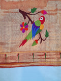 Paithani Blouse Piece - 100 % Natural Silk + zari & Handmade PPB1 A