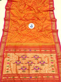 Double Pallu Paithani - 100 % Pure Silk Handloom Saree DPP1 A44