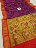 Pure Silk Kadiyal Paithani - Powerloom SLV5 L