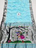 Single Muniya Pure Paithani - 100 % Pure Silk & Handwoensaree