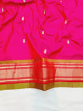 Double Pallu Paithani - 100 % Pure Silk Handloom Saree DPP1 A48