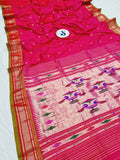 Double Pallu Paithani - 100 % Pure Silk Handloom Saree DPP1 A48