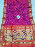 Double Pallu Paithani - 100 % Pure Silk Handloom Saree DPP1 A46