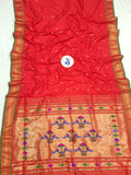 Double Pallu Paithani - 100 % Pure Silk Handloom Saree DPP1 A49