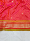 Double Pallu Paithani - 100 % Pure Silk Handloom Saree DPP1 A53