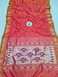 Double Pallu Paithani - 100 % Pure Silk Handloom Saree DPP1 A53