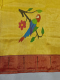Paithani Blouse Piece - 100 % Natural Silk + zari & Handmade PPB1 U
