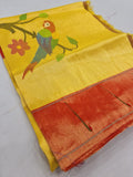 Paithani Blouse Piece - 100 % Natural Silk + zari & Handmade PPB1 U