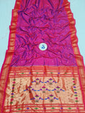 Double Pallu Paithani - 100 % Pure Silk Handloom Saree DPP1 A41