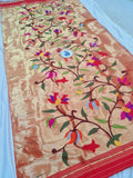 Allover Pure Silk Paithani Dupatta 100% Handloom PPD3 A