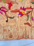 Allover Pure Silk Paithani Dupatta 100% Handloom PPD3 A