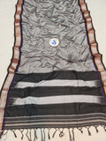 Paithani Zari Border Cotton Khan Sraee- Tope Pallu