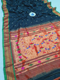 Double Pallu Paithani - 100 % Pure Silk Handloom Saree DPP1 A56