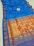 Double Pallu Paithani - 100 % Pure Silk Handloom Saree DPP1 A60