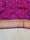 Paithani Dupatta - Golden Zari Weaving NB 11 M