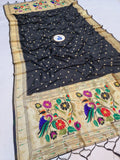 Paithani Dupatta - Golden Zari Weaving NB 11 L