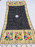 Paithani Dupatta - Golden Zari Weaving NB 11 L