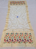 Shankari Paithani Dupatta - Golden Zari Weaving NB24 I