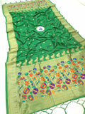 Shankari Paithani Dupatta - Golden Zari Weaving NB24 J