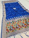 Shankari Paithani Dupatta - Golden Zari Weaving NB24 N