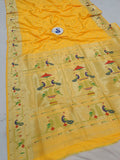 Mor Popat Semi Paithani Saree- NB14 E