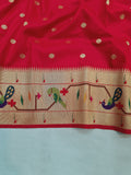Mor Popat Semi Paithani Saree- NB14 K