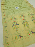 Mor Popat Semi Paithani Saree- NB14 M