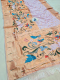 Hiran Big Border Paithani Saree Super Soft- MB2 G (Zari)
