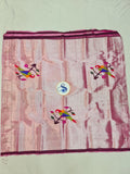 Paithani Blouse Piece - 100 % Pure Silk + Zari & Handmade PPB1