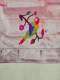 Paithani Blouse Piece - 100 % Pure Silk + Zari & Handmade PPB1