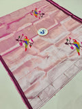 Paithani Blouse Piece - 100 % Pure Silk + Zari & Handmade PPB1