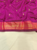 Double Pallu Paithani - 100 % Natural Silk & Handmade saree DDP1 A71
