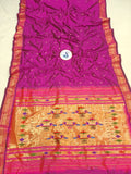 Double Pallu Paithani - 100 % Natural Silk & Handmade saree DDP1 A71