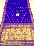 Double Pallu Paithani - 100 % Pure Silk Handloom Saree DPP1 A72