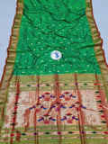 Double Pallu Paithani - 100 % Pure Silk Handloom Saree DPP1 A74